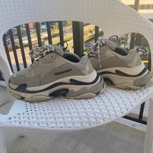 Balenciaga Triple S sneakers Grey / Blue
